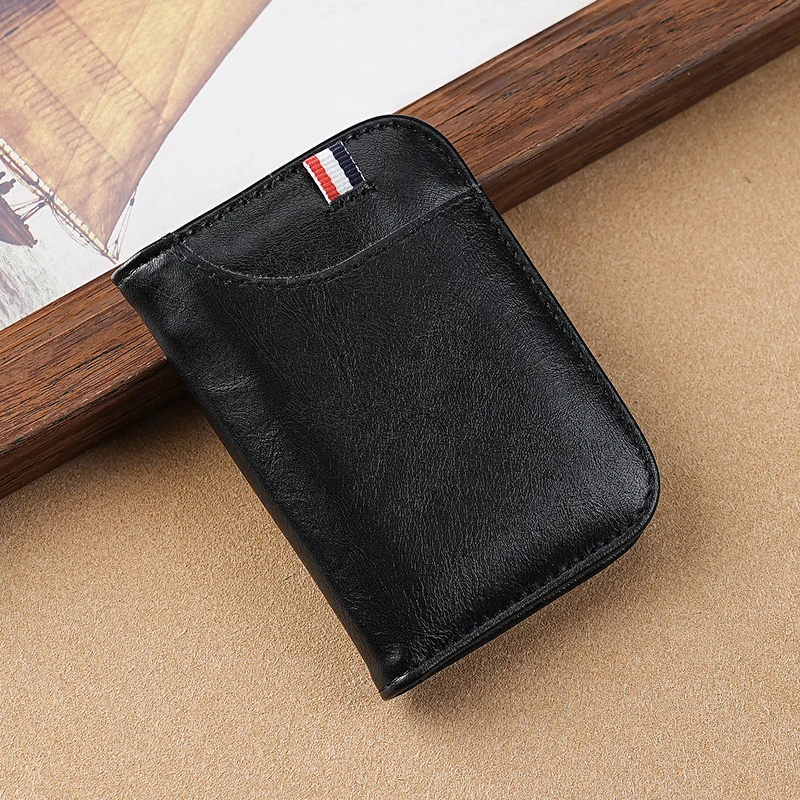 Luxuriöser Leder Kreditkartenhalter