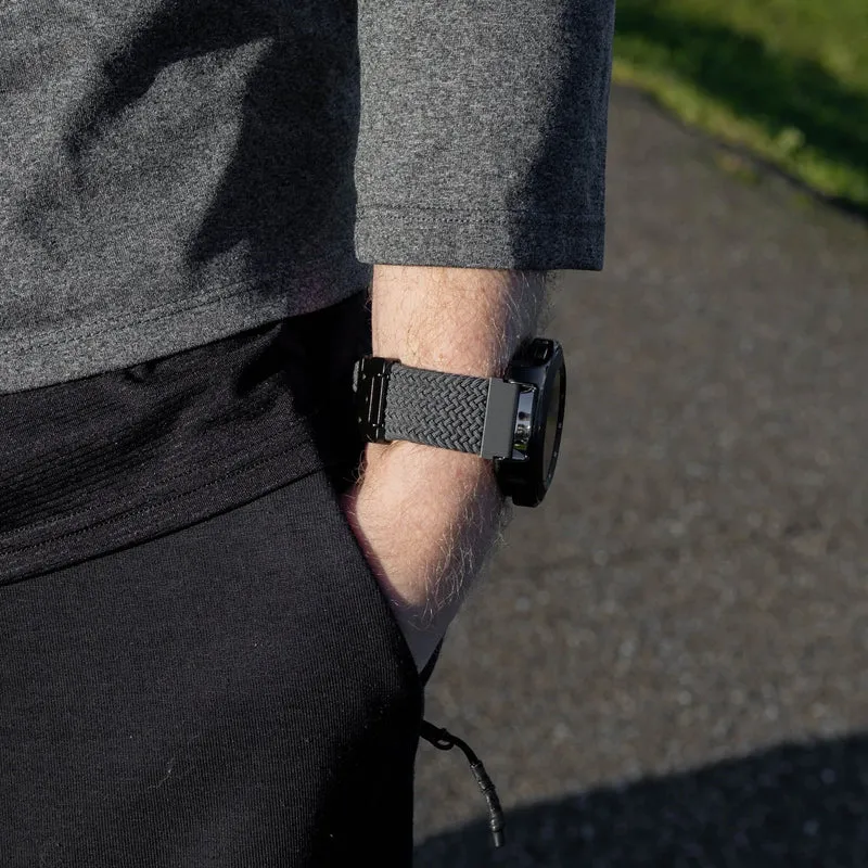 Suunto Run 2 Geflochtenes Armband mit P-Schnalle (Grau)