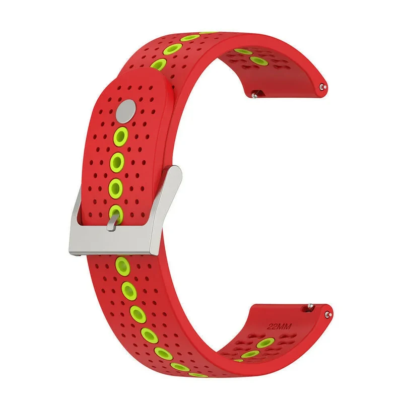 Suunto Run 2 Silikonarmband (Rot/Grün)