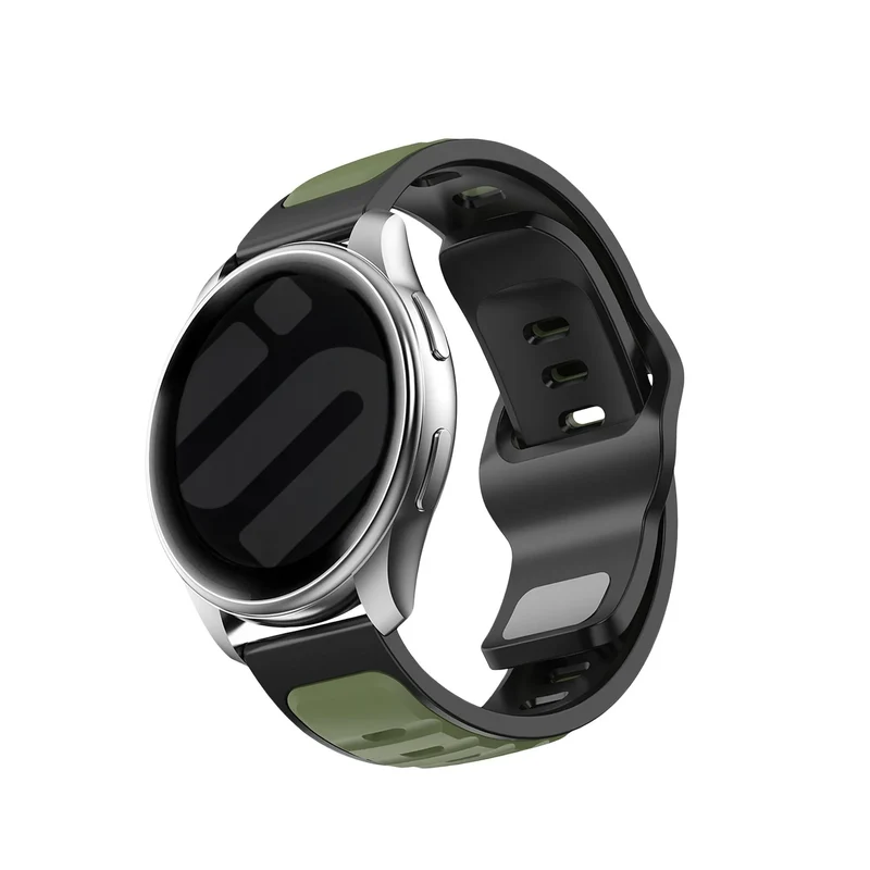 Suunto Run 2 Outdoor Duo Silikonarmband (Grün/Schwarz)