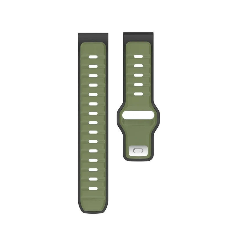 Suunto Run 2 Outdoor Duo Silikonarmband (Grün/Schwarz)