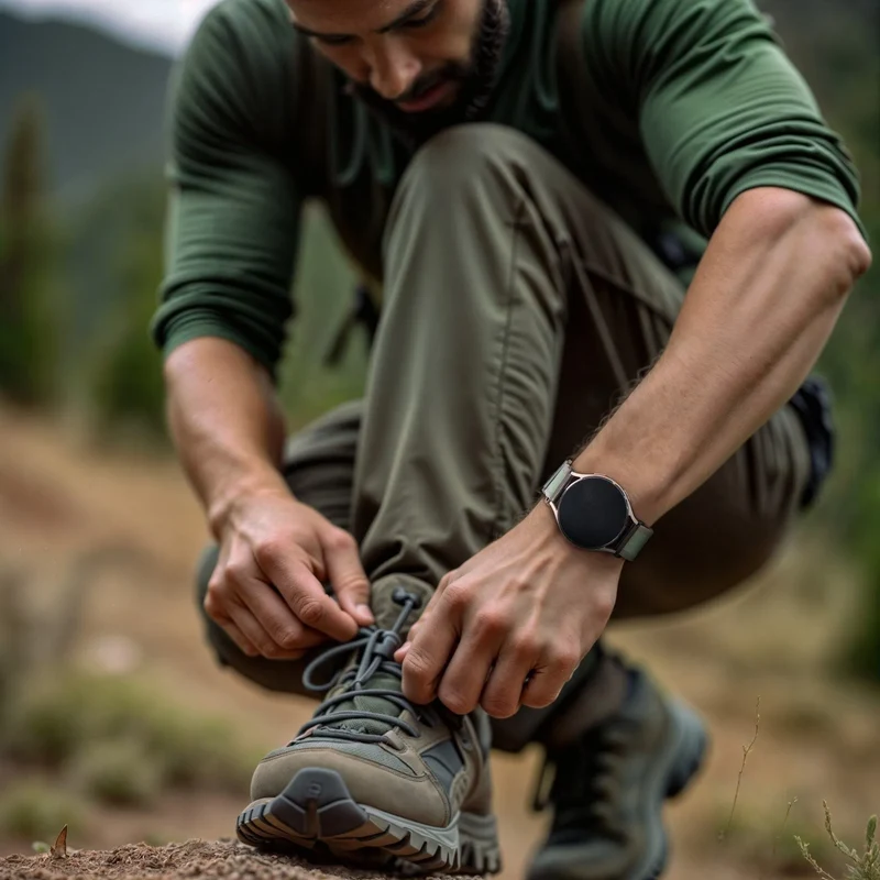 Coros Pace 4 Pro Outdoor Nylonarmband (Grün)