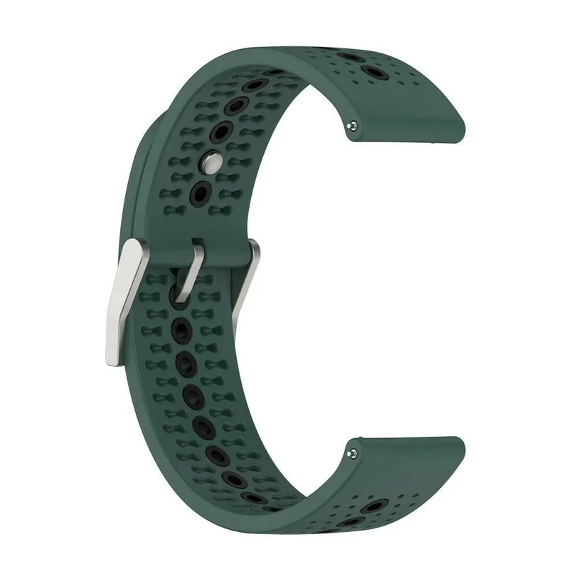 Coros Pace 4 Pro Silikonarmband (Grün/Schwarz)