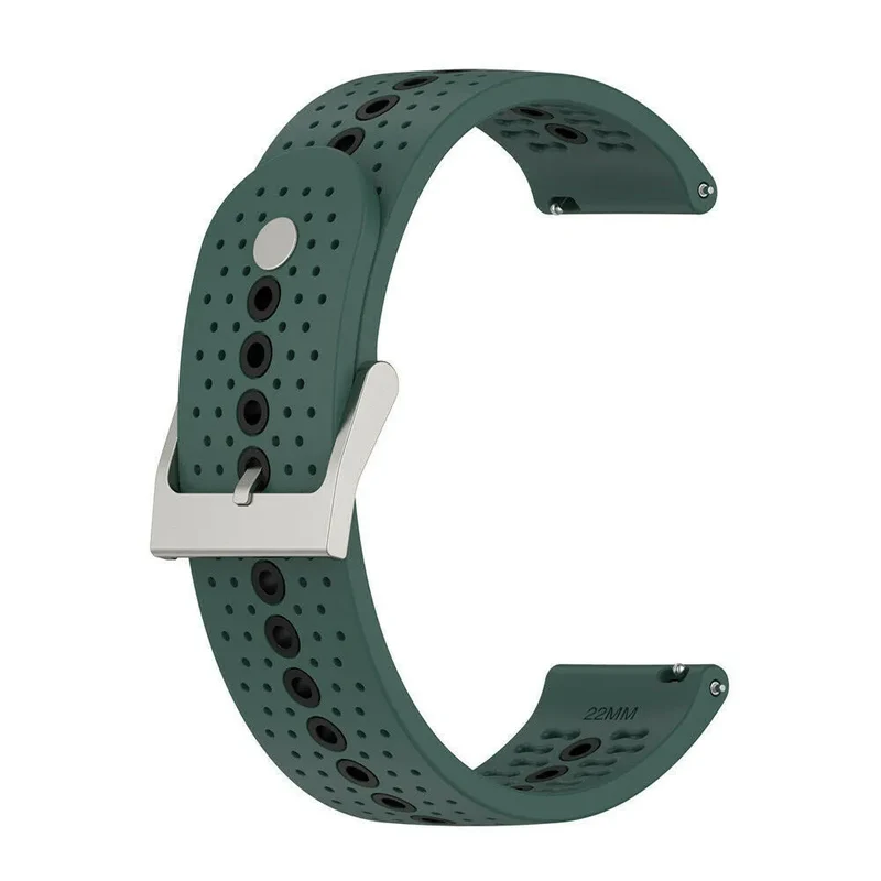 Coros Pace 4 Pro Silikonarmband (Grün/Schwarz)