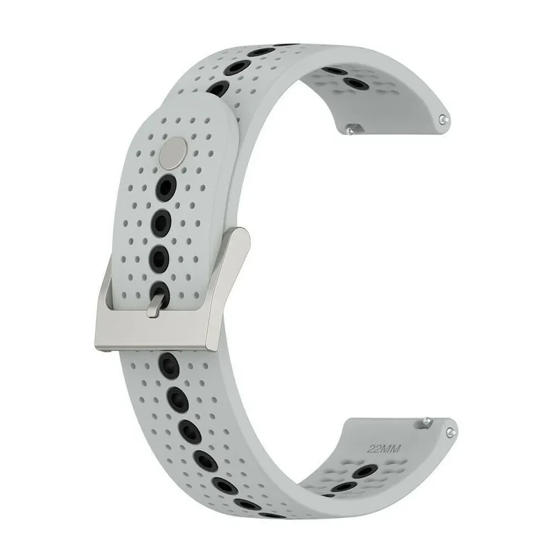 Coros Pace 4 Pro Silikonarmband (Grau/Schwarz)