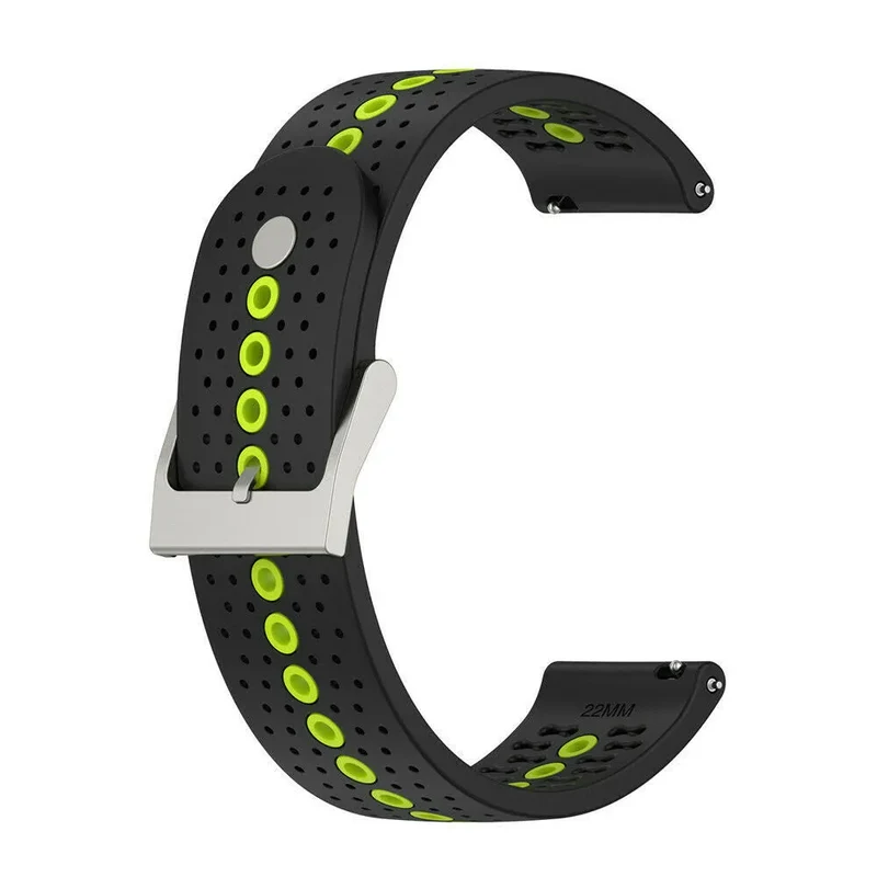 Suunto Run 2 Silikonarmband (Schwarz/Gelb)