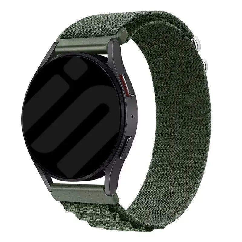 Suunto Run 2 Alpine Nylon Armband (Grün)