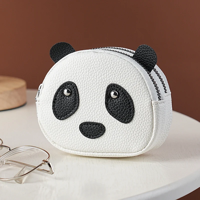 Niedliche Panda-Themen Reißverschluss-Münzbörse