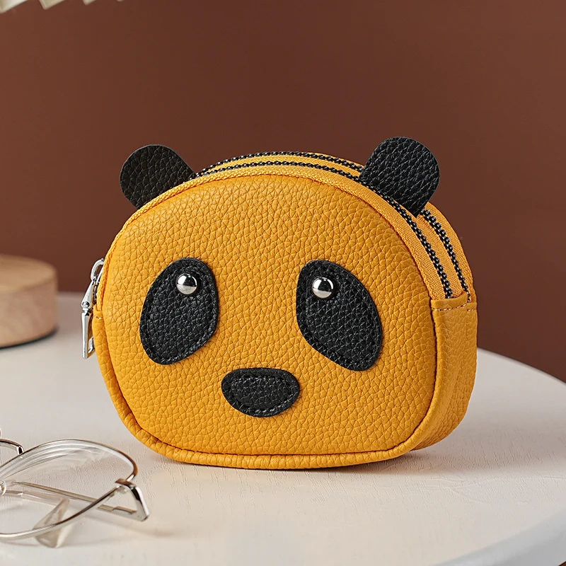 Niedliche Panda-Themen Reißverschluss-Münzbörse