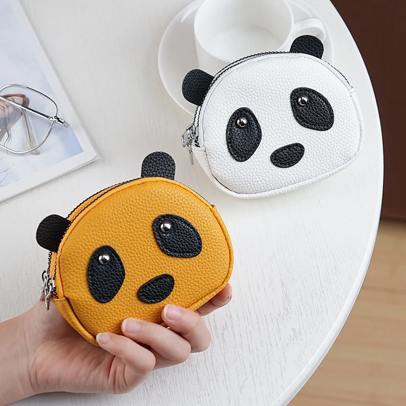 Niedliche Panda-Themen Reißverschluss-Münzbörse