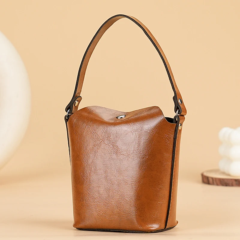 Minimalistische Strukturierte Handtasche