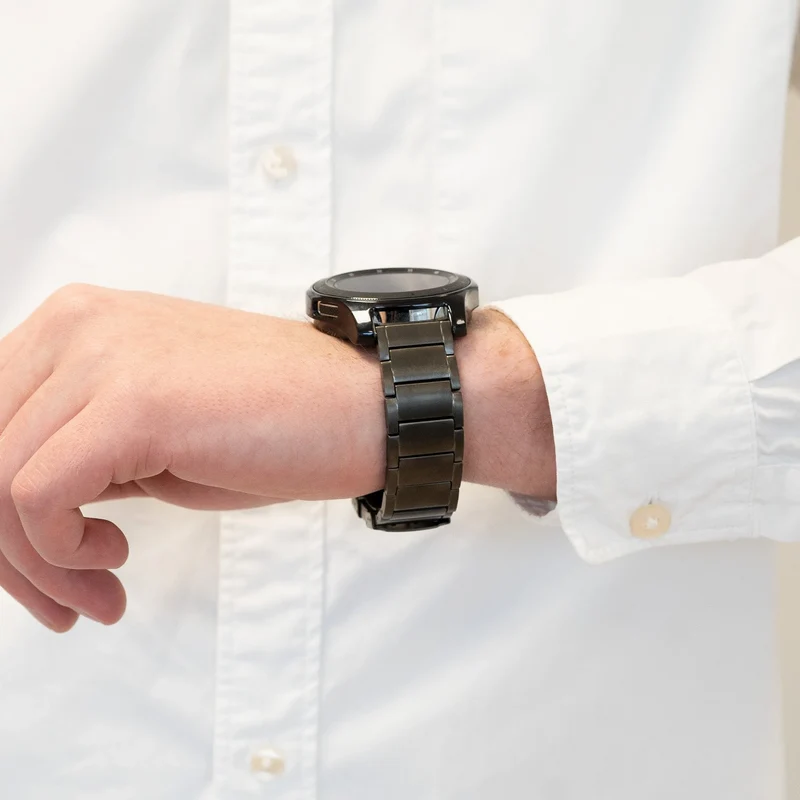 Bandz Coros Pace 4 Pro Titanarmband 'Classic' (Graphit)