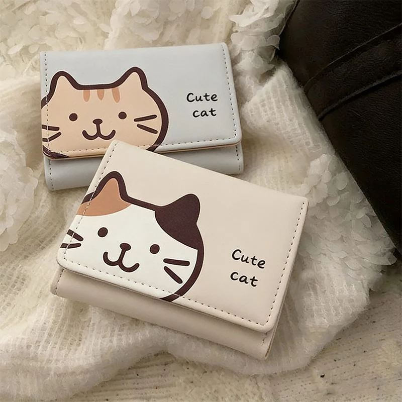 Niedliches Katzen-Themen-Kartenetui
