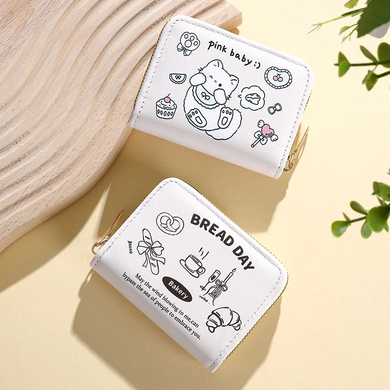 Süßes cartoon-Themen Reißverschluss-Münzbörse