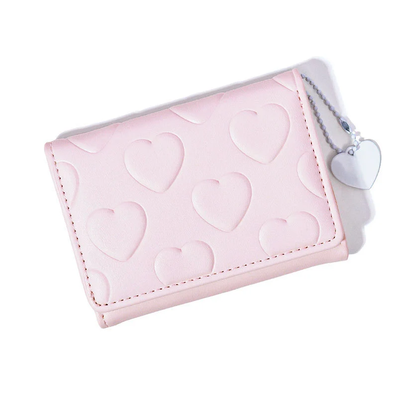 Herz-Prägung Falt-Wallet