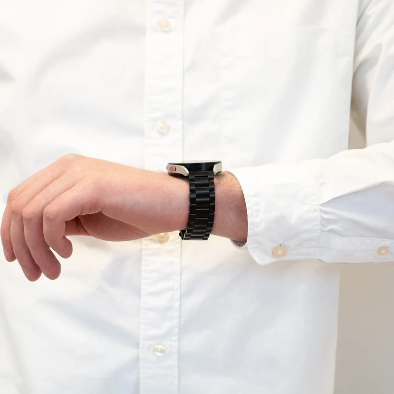 Bandz Suunto Run 2 Stahlarmband 'Classic' (Schwarz)