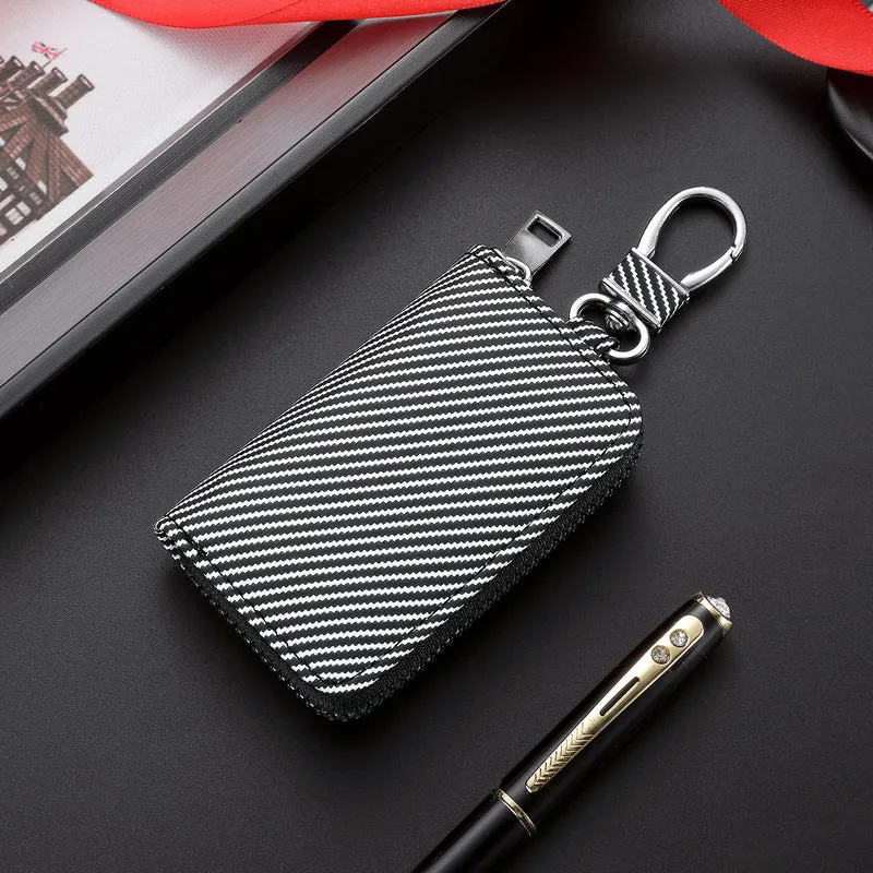 Kompakte Reißverschluss-Schlüsselanhänger Geldbörse