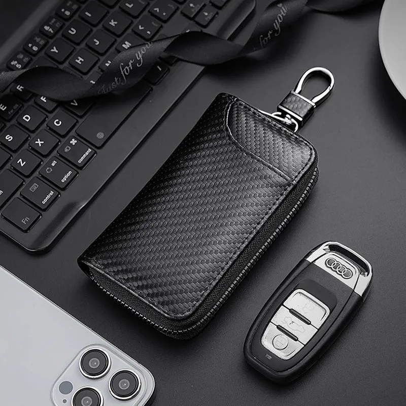 Kompakter Reißverschluss-Schlüsselhalter