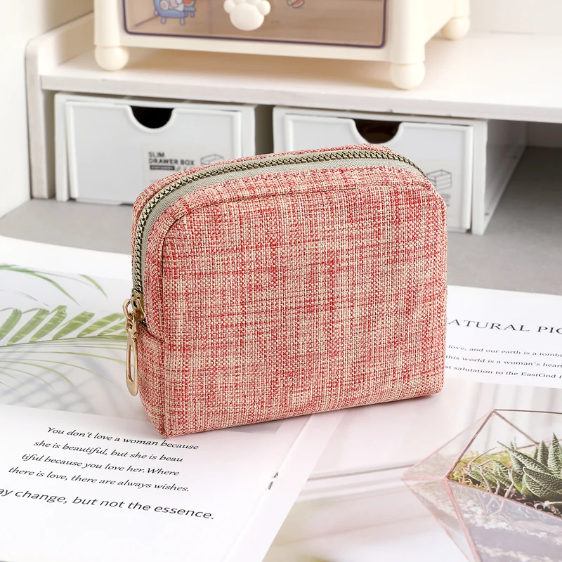 Kompakte Reißverschluss-Münztasche