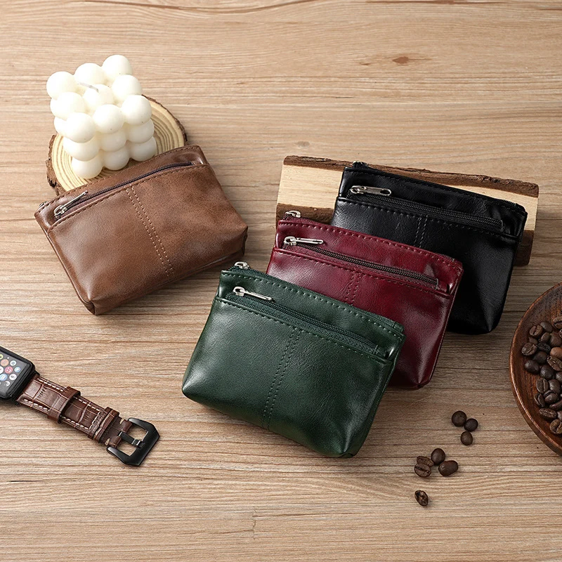 Kompakte Reißverschluss-Münztasche