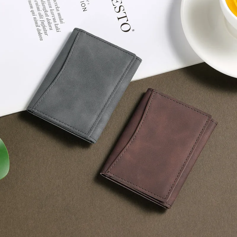 Minimalistische Leder Geldbörse