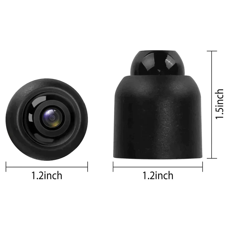 2er-Pack Mini-WiFi-Sicherheitskamera | 1080P HD, 140° Weitwinkel, Nachtsicht, Bewegungserkennung (32GB SD enthalten)