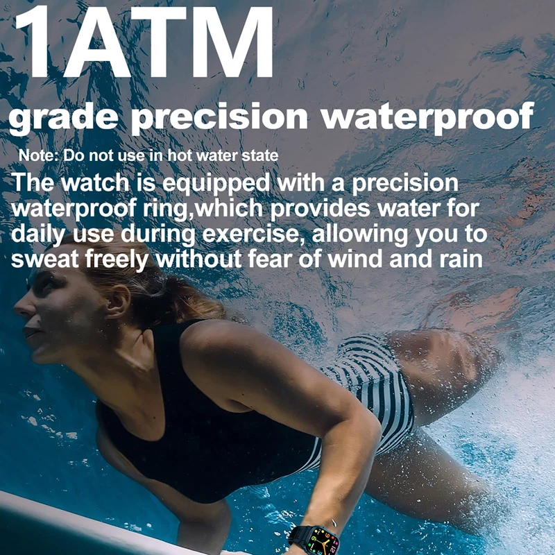 Compass Smart Watch with LED Flashlight Waterproof Swimming Watches, 2.01'' Military Fitness Tracker Rugged Tactical Smartwatch (Answer/Make Call)