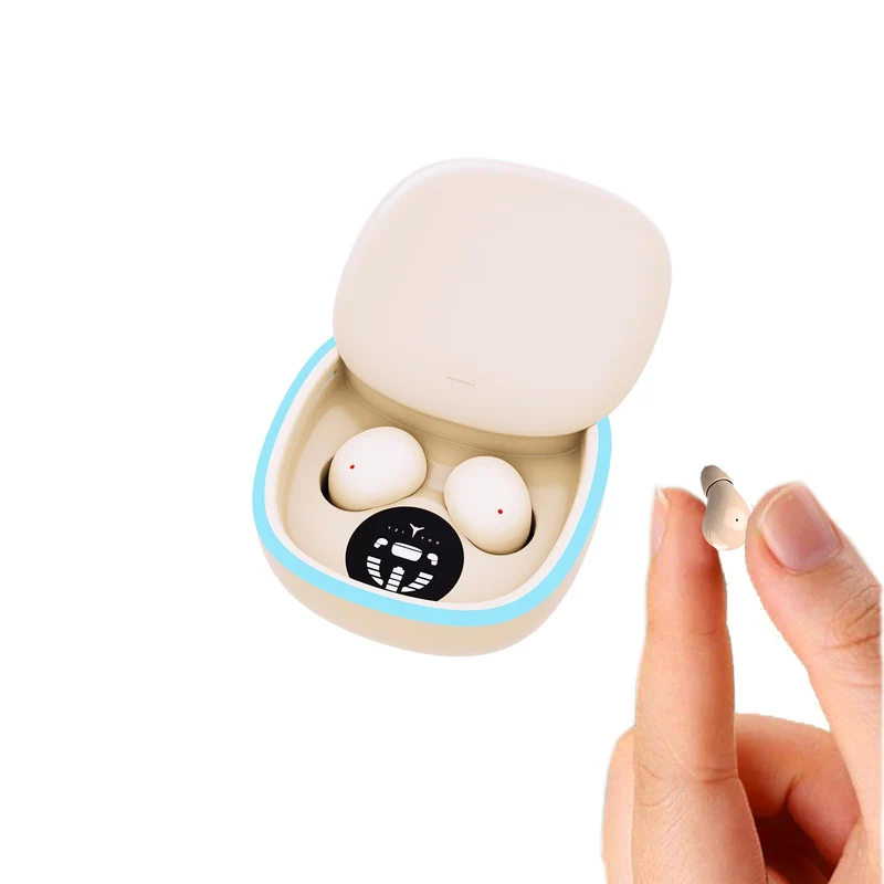 Invisible Ear Buds Headphones Low Profile Tiny Discreet Small Sleep Earbuds Micro Small Ears Mini Invisible Earbuds for Work