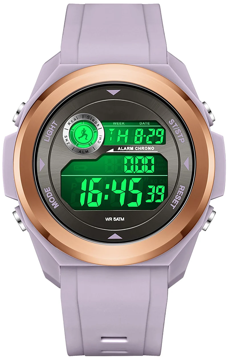 Findtime Mens Sport Watches Waterproof Pedometer Red Watch for Walking Step Counter Calorie Counter No Charging No App Connection for Men Women
