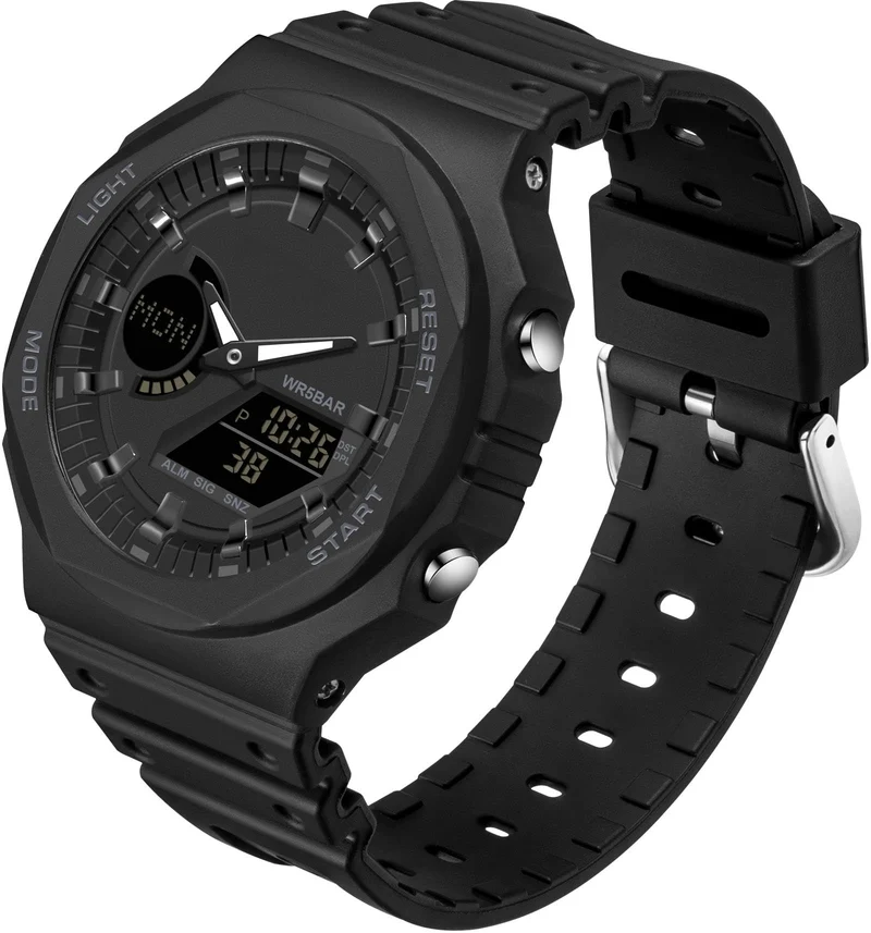 Findtime Unisex Watches Digital, Watches for Men Women Waterproof Sports Electronic Men's Wristwatches LED Stopwatch