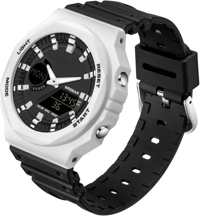 Findtime Unisex Watches Digital, Watches for Men Women Waterproof Sports Electronic Men's Wristwatches LED Stopwatch