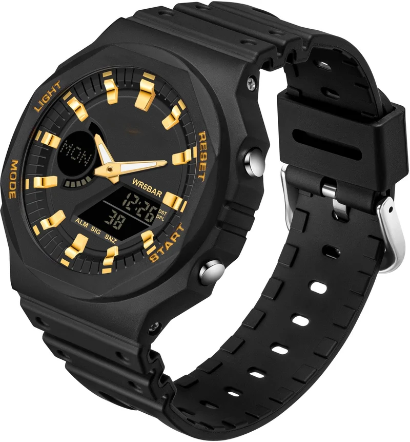 Findtime Unisex Watches Digital, Watches for Men Women Waterproof Sports Electronic Men's Wristwatches LED Stopwatch