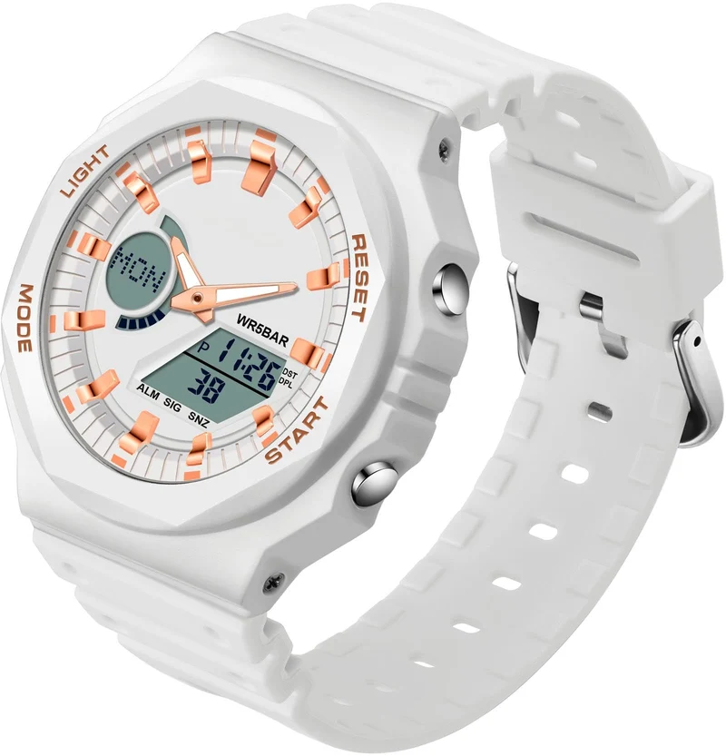 Findtime Unisex Watches Digital, Watches for Men Women Waterproof Sports Electronic Men's Wristwatches LED Stopwatch