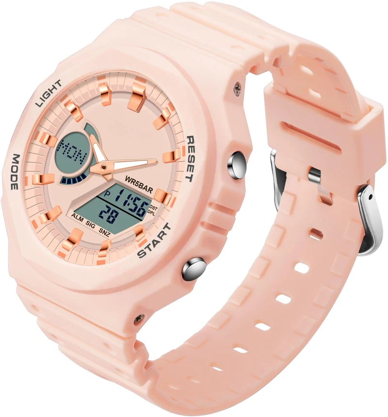 Findtime Unisex Watches Digital, Watches for Men Women Waterproof Sports Electronic Men's Wristwatches LED Stopwatch