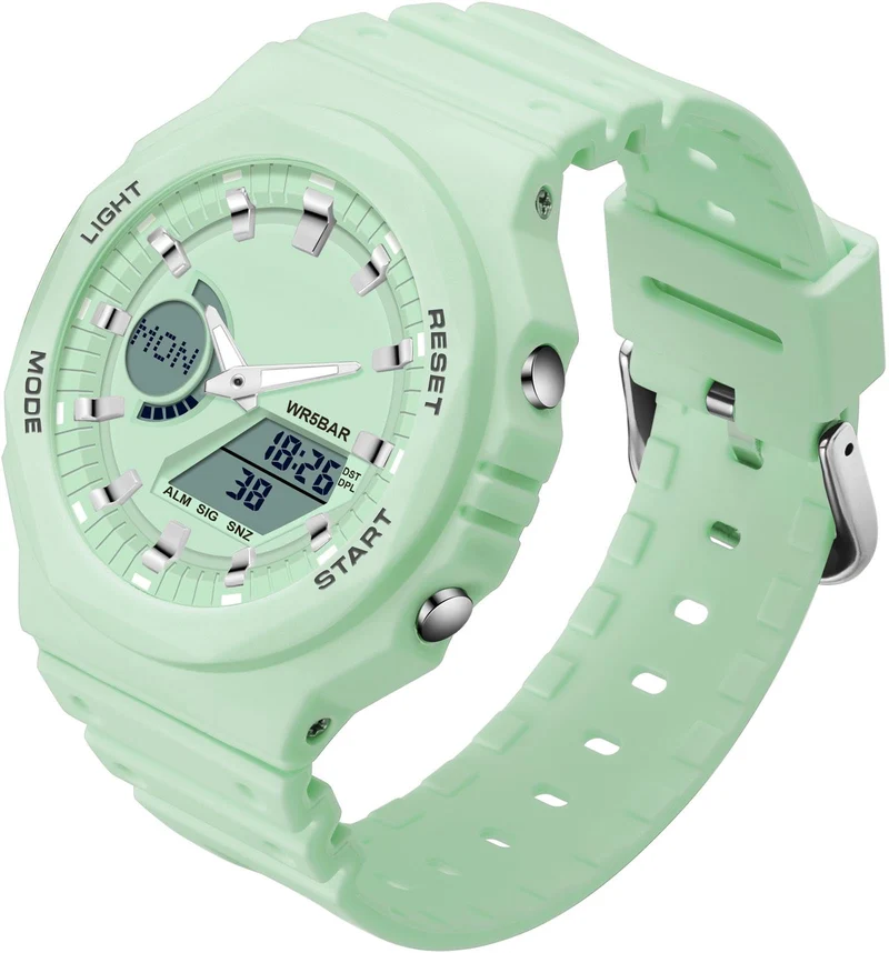 Findtime Unisex Watches Digital, Watches for Men Women Waterproof Sports Electronic Men's Wristwatches LED Stopwatch