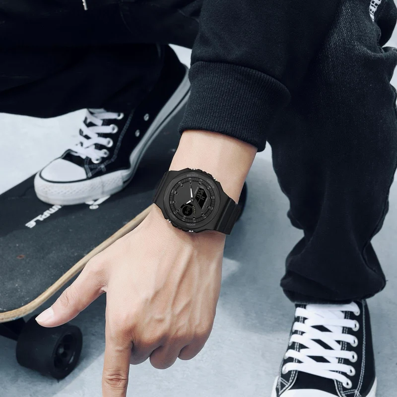 Findtime Unisex Watches Digital, Watches for Men Women Waterproof Sports Electronic Men's Wristwatches LED Stopwatch