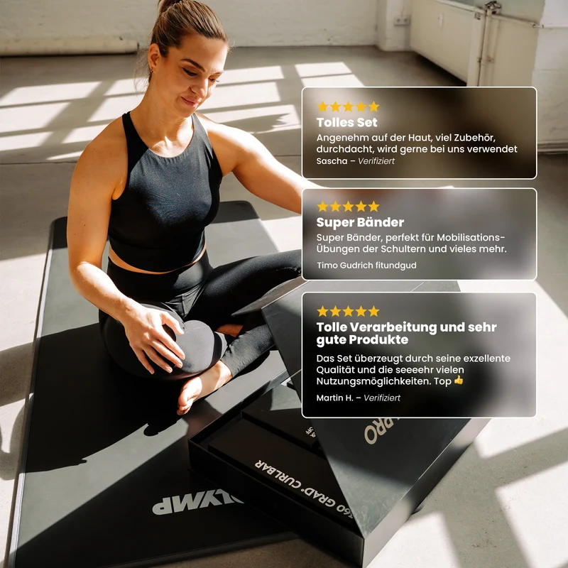Fitnessbänder Allroundset – Widerstandsbänder inkl. Komplett-Zubehör
