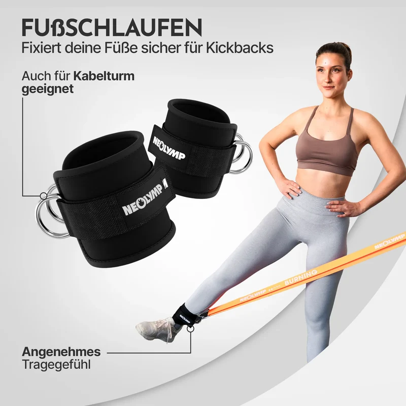 Fitnessbänder Allroundset – Widerstandsbänder inkl. Komplett-Zubehör