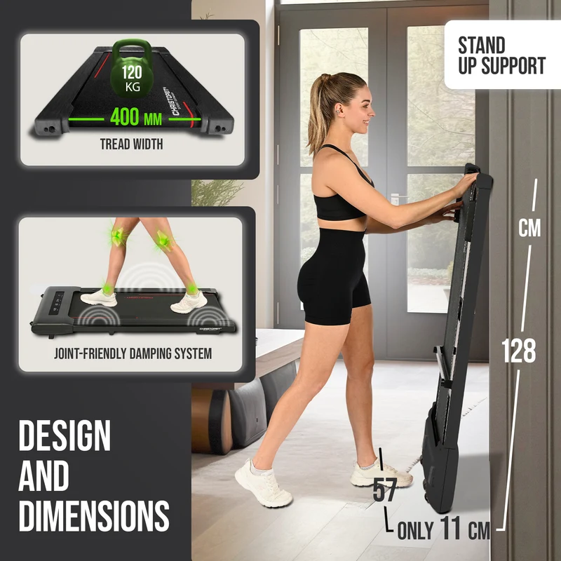 Christopeit Walking Pad 4.1 Schwarz