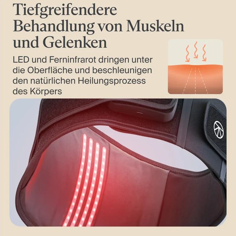ThermBack LED Wärmegürtel Rückenbandage