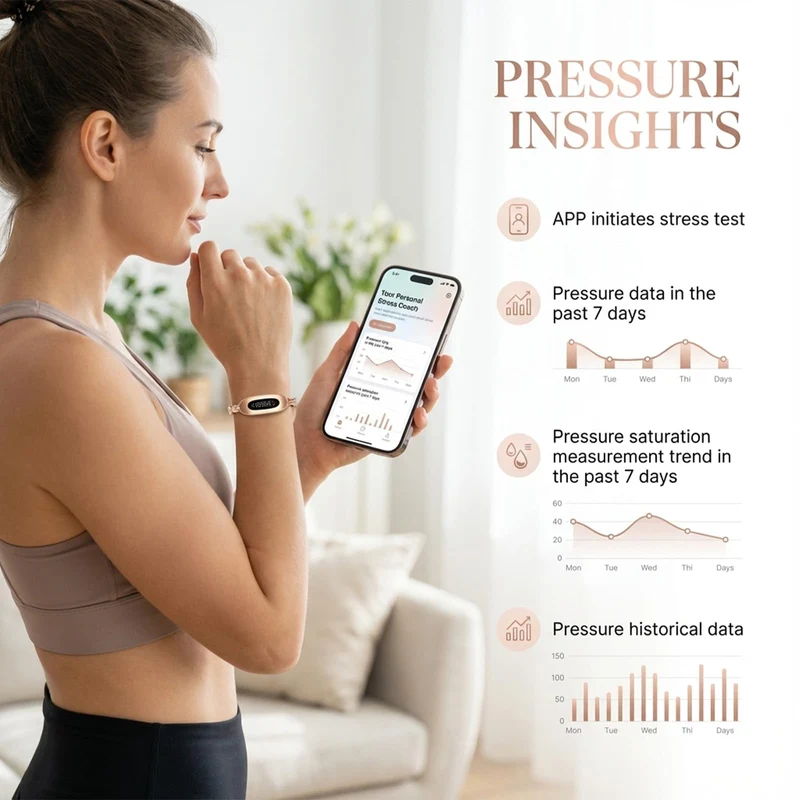 Fitness Tracker Smart Bracelet Fitness Bracelet for Women with Heart Rate Monitor Sleep Tracker Step Counter for Android iOS Silvery