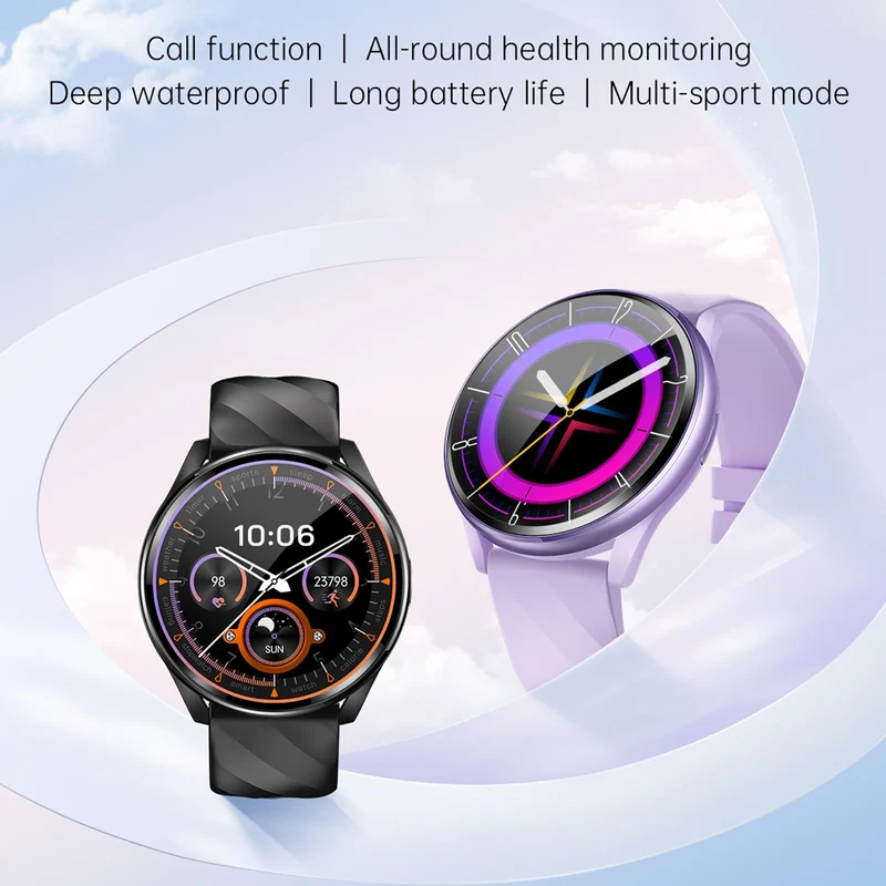 Smart Watch for Men Women Make/Answer Calls Reloj Inteligente with Heart Rate/Sleep Monitor/100+ Sport Modes/Pedometer Smartwatch for Android Phones