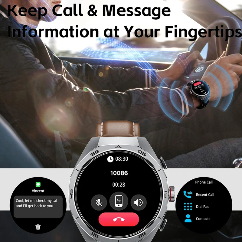 Smart Watch with Earbuds Fitness Watch with Sleep Tracker Heart Rate Monitor Pedometer Watch Calorie Bluetooth Call for iOS Android