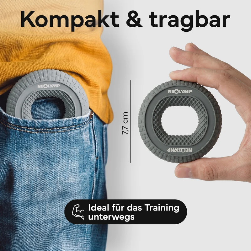 Handtrainer-Ringe aus Silikon | 3er-Set