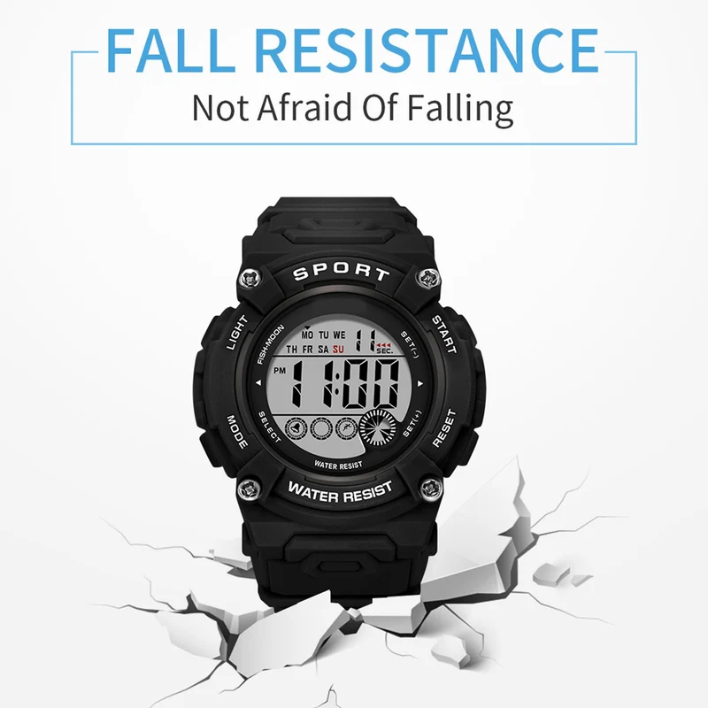 Findtime Watch Women Ladies Fashion SportsWatch for Women Multi-Function Digital Watch Chronograph Waterproof Shockproof Alarm Clock Easy Read Stylish Color LED Backlight Birthdays Gift