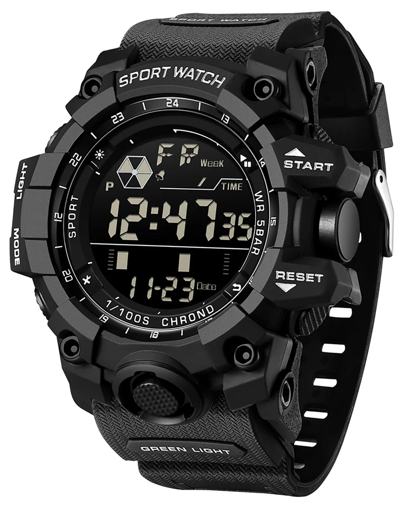 Findtime Men's Digital Watch Military Large Face Alarm Stopwatch Tactical Waterproof Wristwatch Relojes para Hombres Watches for Men
