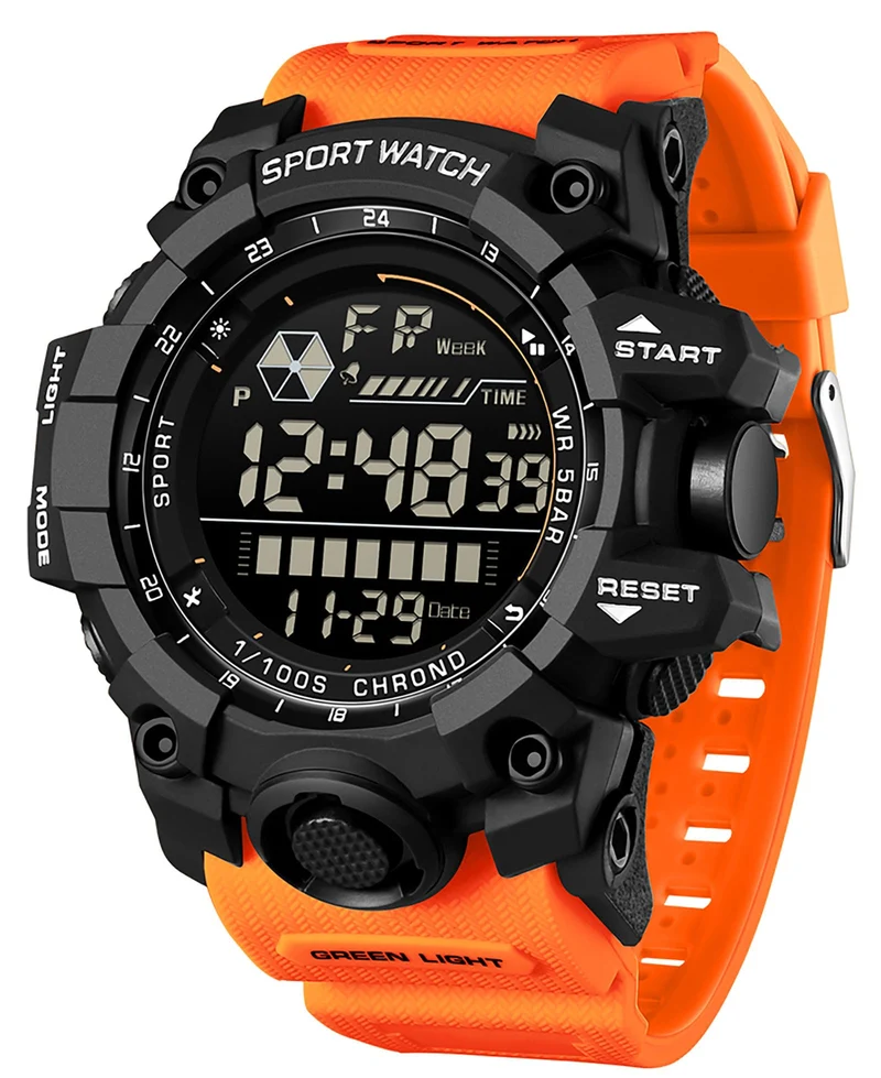 Findtime Men's Digital Watch Military Large Face Alarm Stopwatch Tactical Waterproof Wristwatch Relojes para Hombres Watches for Men