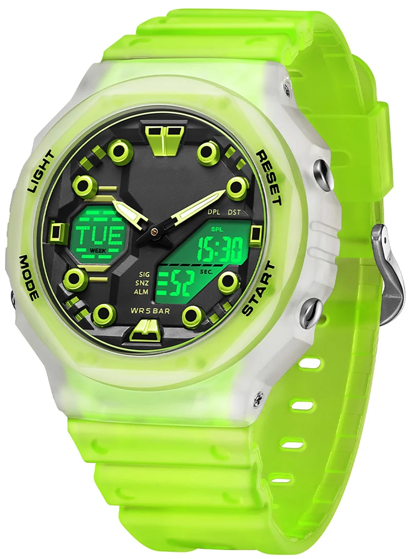 Findtime Women's Sport Watches Digital Waterproof Watch Outdoor Military Tactical Wrist Watch Analog Fashion Ladies Watches with LED Luminous Alarms Stopwatch Countdown