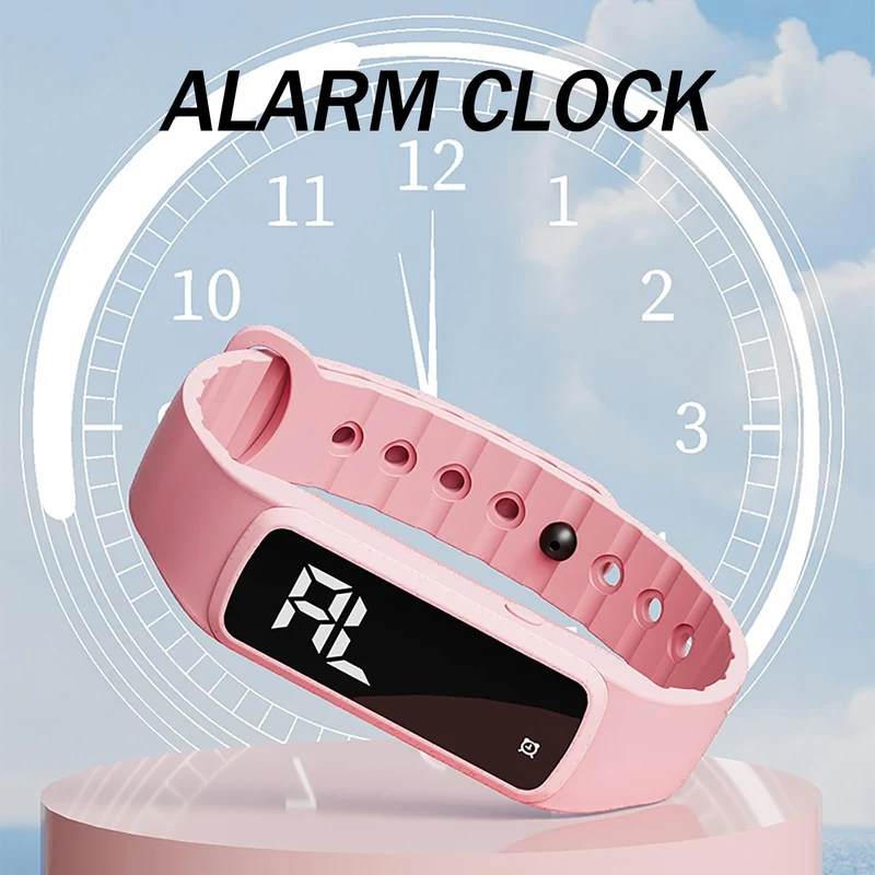 No Bluetooth No APP Fitness Watch Pedometer Calorie Counter Vibrate Alarm Activity Tracker IP65 Water Resistance Digital Watch