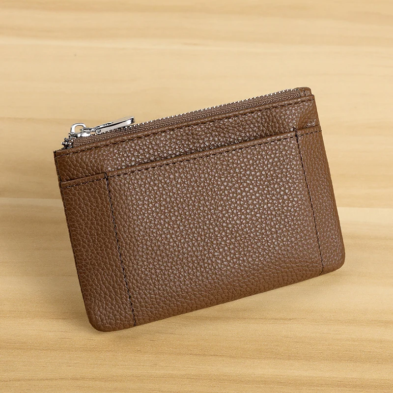 Premium Leder Reißverschluss Tasche
